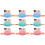 9Pcs Lightweight Floating Bath Toys Assorted Cartoon Milk Cows 5