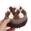 5Pcs Artificial Chocolate Cake Models Realistic PVC Decorative Cakes 2