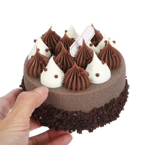 5Pcs Artificial Chocolate Cake Models Realistic PVC Decorative Cakes 1
