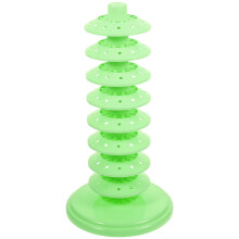 3Pcs Tabletop Green Lollipop Holder PP Cake Pops Stand for Event Decor