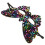 5Pcs Decorative Plastic Masquerade Masks for Halloween and Parties 3