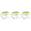 3Sets Multi-Functional Kids Outdoor Bug Observation Kit Green Plastic 6