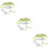 3Sets Multi-Functional Kids Outdoor Bug Observation Kit Green Plastic 11