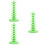 3Pcs Tabletop Green Lollipop Holder PP Cake Pops Stand for Event Decor 9
