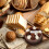 5Pcs Artificial Chocolate Cake Models Realistic PVC Decorative Cakes 3