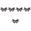 5Pcs Decorative Plastic Masquerade Masks for Halloween and Parties 6