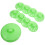 3Pcs Tabletop Green Lollipop Holder PP Cake Pops Stand for Event Decor 2