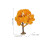 Dekorative Orange Modell Bäume Für Und Landschaft 2