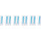 10Pcs Replaceable Silicone Contacts Lens Sticks Portable Sky-Blue 9