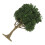 5Pcs Artificial Miniature Trees Green Plastic for Diorama Scenes 1