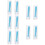 10Pcs Replaceable Silicone Contacts Lens Sticks Portable Sky-Blue 11