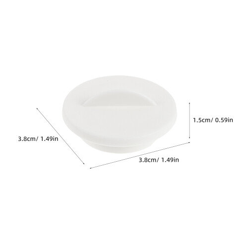 24Pcs White Plastic Hydroponic Plant Hole Covers for Home Garden Use 1