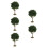5Pcs Artificial Miniature Trees Green Plastic for Diorama Scenes 8