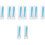 10Pcs Replaceable Silicone Contacts Lens Sticks Portable Sky-Blue 4