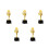 5Pcs Plastic Dancing Trophy Awards for Kids Cheer Events 7