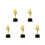 5Pcs Plastic Dancing Trophy Awards for Kids Cheer Events 6