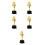 5Pcs Plastic Dancing Trophy Awards for Kids Cheer Events 10