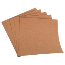 25Pcs Office Brown Cork Boards Self Adhesive for Bulletin & Photo