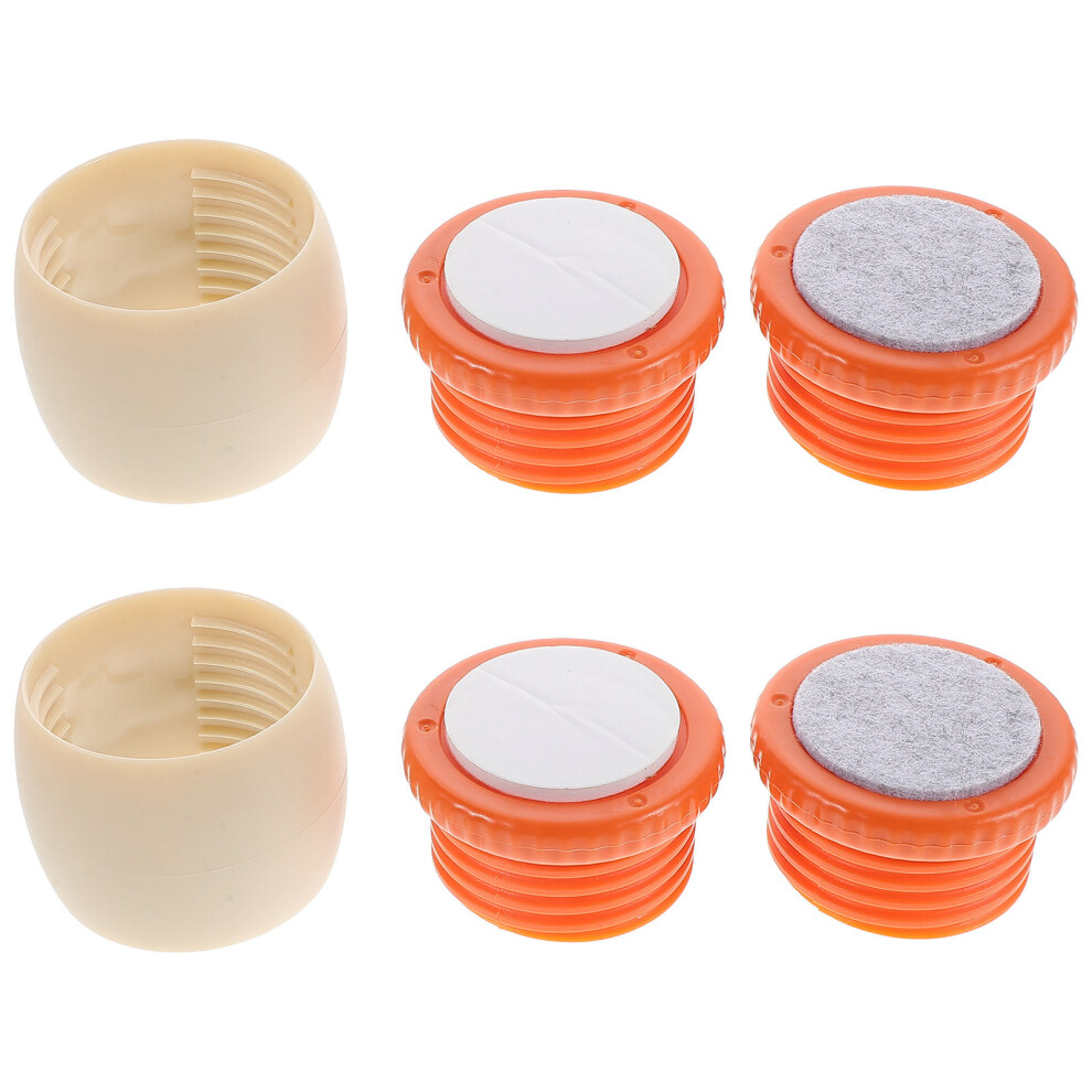 8Pcs Orange Pet Headboard Stoppers Anti Shake Bed For Home 343048617299