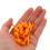 100Pcs Mini Plastic Bird Mouth for Craft Decor Yellow 4