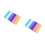 12Pcs Nail File Set Assorted Color Sanding Block for Smooth Nail Edges 5
