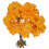 Dekorative Orange Modell Bäume Für Und Landschaft 9