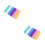 12Pcs Nail File Set Assorted Color Sanding Block for Smooth Nail Edges 7