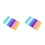 12Pcs Nail File Set Assorted Color Sanding Block for Smooth Nail Edges 8