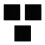 3Pcs Black Acrylic Photography Reflective Display Board Easy Setup 3
