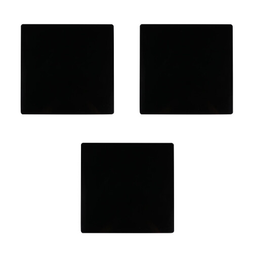 3Pcs Black Acrylic Photography Reflective Display Board Easy Setup 2