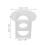 10Pcs White Plastic Hydroponic Grow Baskets for Indoor Systems 2