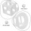 10Pcs White Plastic Hydroponic Grow Baskets for Indoor Systems 5