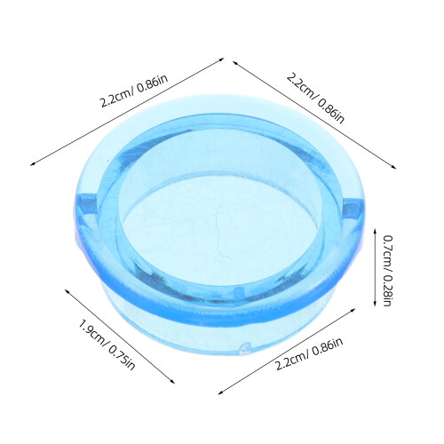 Durable Blue Cleaning Caps for Hydra Face Machine Spa and Salon 2