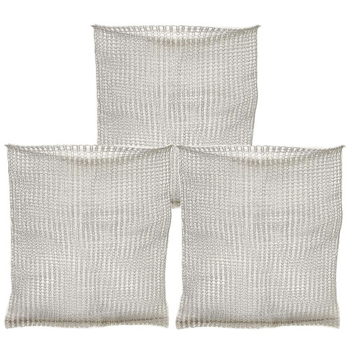 9Pcs Durable Stainless Steel Mesh Root Guard Baskets for Plants White