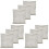 9Pcs Durable Stainless Steel Mesh Root Guard Baskets for Plants White 2