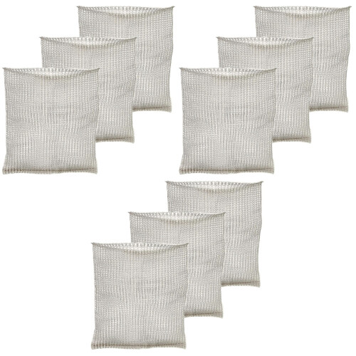 9Pcs Durable Stainless Steel Mesh Root Guard Baskets for Plants White 2
