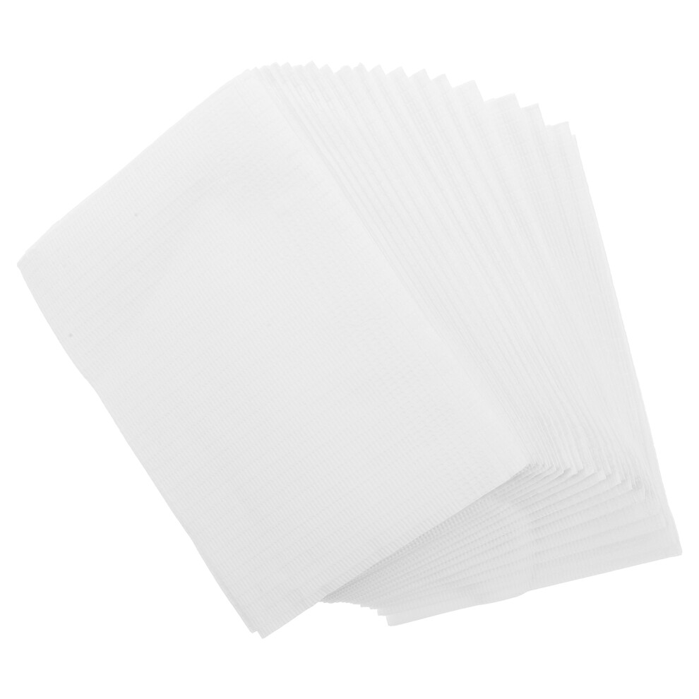 Ohphcall White 60Pcs Disposable Tattoo Table Covers Oilproof Nail Practice Mats