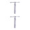 2Stk Tragbarer Aluminium Stick Maker DIY Silber 4