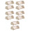 5Pcs Multifunctional Chicken Perching Stands Khaki Wood for Brooder 8