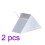2Pcs Premium Transparent Right Angle Optical Glass Prism for Education 1