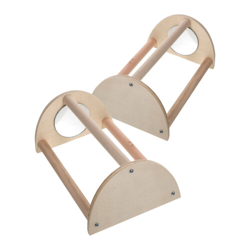 5Pcs Multifunctional Chicken Perching Stands Khaki Wood for Brooder 2
