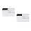 2Pcs White ABS Scissors Holder Hairdressing Tool Storage Box for Home 3
