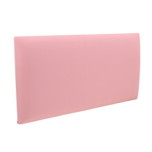 2Pcs Pink PVC Headboard Wall Padding for Kids Safety Anti-Collision