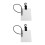 2Pcs Underwater Whiteboard Clip ABS Assorted Color Diving Pad 2