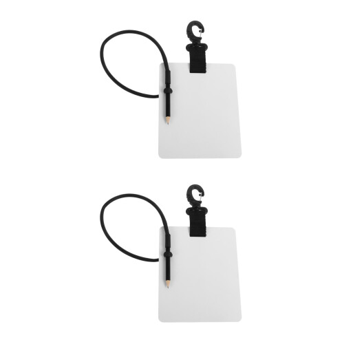 2Pcs Underwater Whiteboard Clip ABS Assorted Color Diving Pad 1