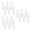 18Pcs White Mini Blind Slat Repair Kit for Fast Window Blind Fixing 5