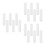 18Pcs White Mini Blind Slat Repair Kit for Fast Window Blind Fixing 4