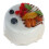 2Pcs White Artificial Food Props Realistic Cake Model for Photo Props 3