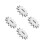 4Pcs Silver Alloy Jack Gear Assembly for Stable Heavy Duty Lifting 5
