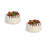 2Pcs White Artificial Food Props Realistic Cake Model for Photo Props 8